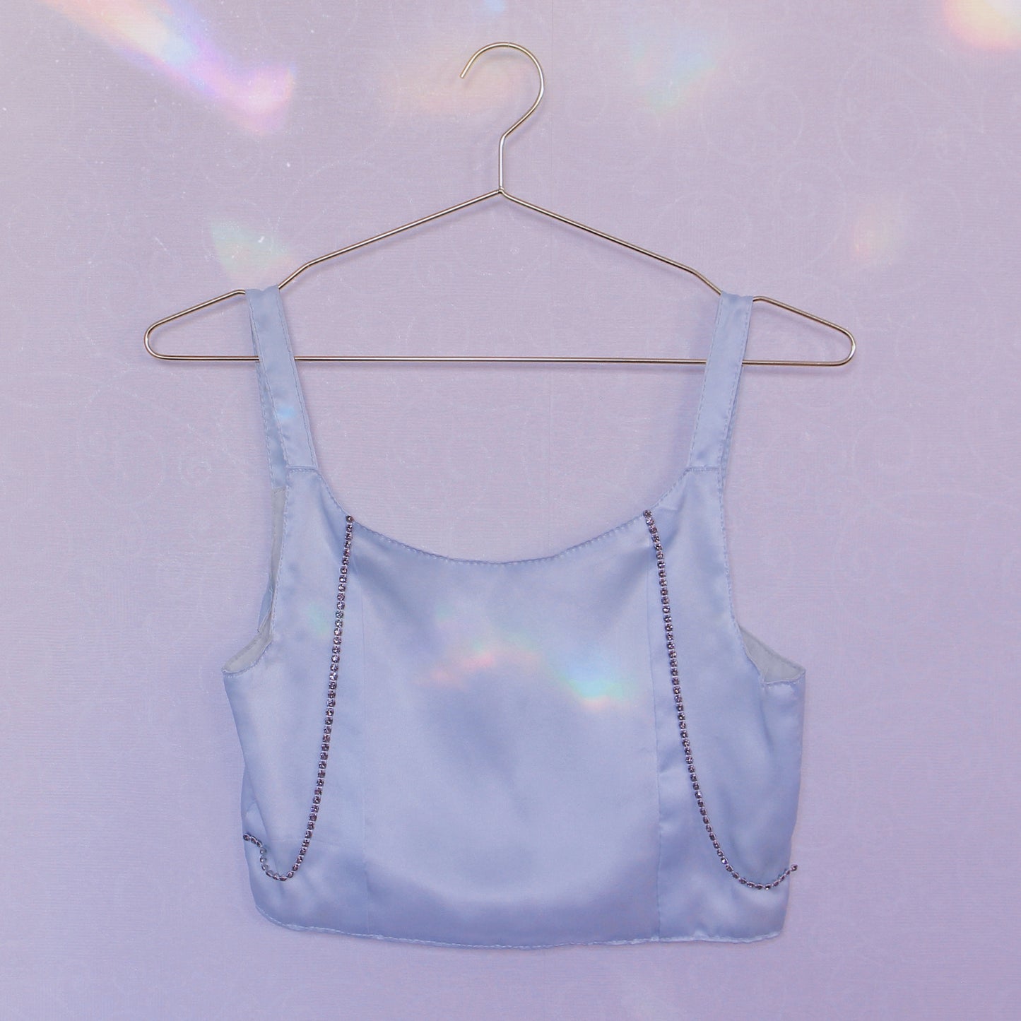 Light Blue Silk Top